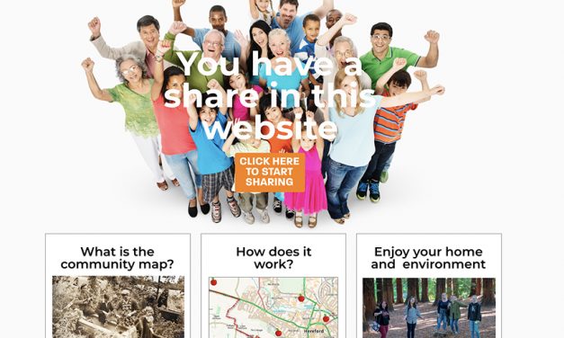 Community Mapping Prototype Website